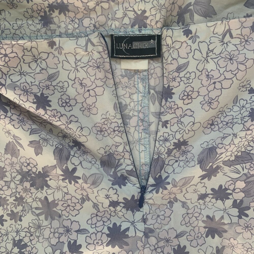 Lunachix Cotton Printed Floral Capri Pant